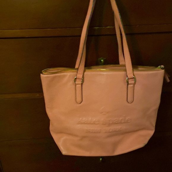Kate Spade Pink Leather Tote - Picture 1 of 4